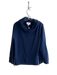 Sail To Sable Size Large Navy Polyester Blend Long Sleeve Turtle Neck Top Navy / Large
