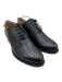 Angela Scott Shoe Size 38 Black Leather Lace Up Almond Toe Block Heel Shoes Black / 38