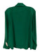 Equipment Size XL Green Silk Long Sleeve Buttons Collar Top Green / XL