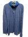 Robert Graham Size 2XL Blue Cotton Micro Quarter Button Men's Sweater Blue / 2XL