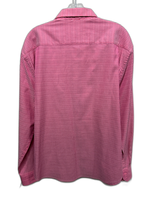 Robert Graham Size 2XL Pink Cotton Abstract Button up Men's Long Sleeve Shirt Pink / 2XL