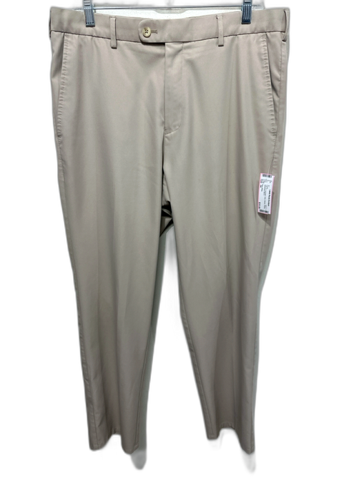 Peter Millar Size 34 Tan Synthetic Solid Athletic Khakis Men's Pants Tan / 34