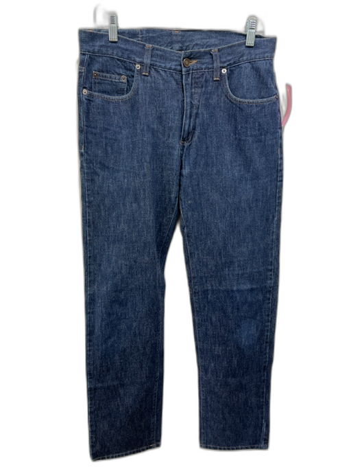 Gucci Size 48 washed black & blue Cotton Solid Jean Men's Pants washed black & blue / 48