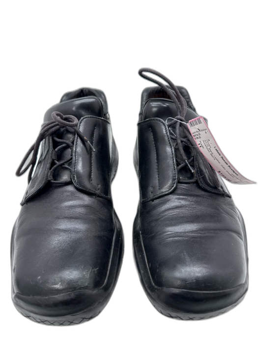 Prada Shoe Size 11 AS IS Black Leather Solid Sneaker Men's Shoes Black / 11