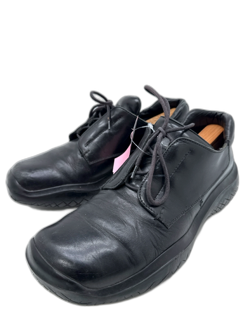 Prada Shoe Size 11 AS IS Black Leather Solid Sneaker Men's Shoes Black / 11