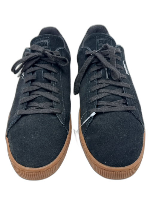 Puma Shoe Size 12 Black & Brown Suede Solid Sneaker Men's Shoes Black & Brown / 12