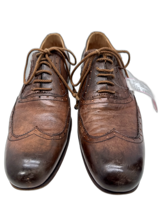 To Boot New York Shoe Size 9.5 Brown Leather Solid Brogue Men's Shoes Brown / 9.5