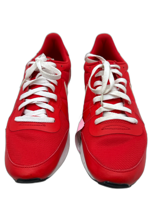 Nike Shoe Size 12 Red & White Synthetic Solid Sneaker Men's Shoes Red & White / 12