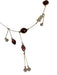Swarovski Gold, Pink & Purple Gold Tone Metal Square Faceted Stones Necklace Gold, Pink & Purple