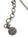 Swarovski Silver & Clear Silver Tone Metal Pave Crystal Link Chain Necklace Silver & Clear