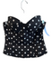 Lioness Size S Black Polyester Strappy Polka Dot Boning Bustier Top Black / S