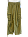 House of Harlow 1960 Size S Green Lyocell Zip Fly Cargo Pockets High Waist Pants Green / S