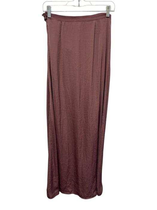 Free People Size 0 Mauve Pink Polyester Foldover Collar Tie Waist Skirt Set Mauve Pink / 0