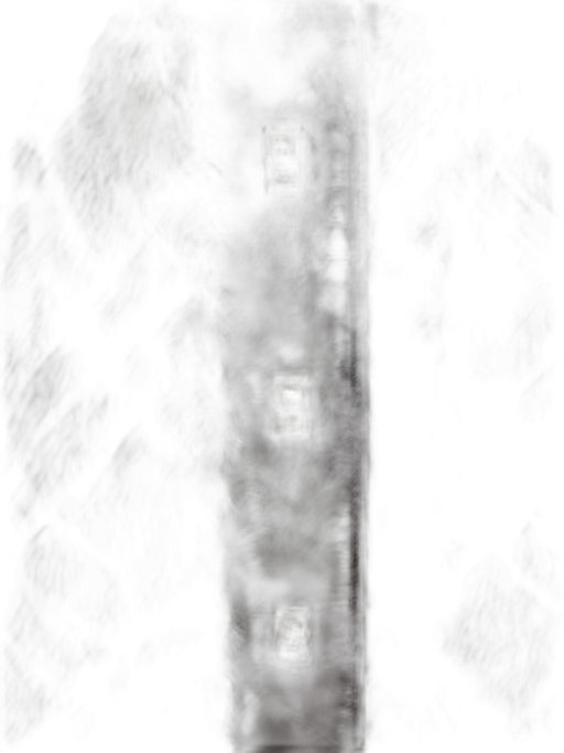 Helena Beige & Brown Mink Leather Accent Diamond Vintage Coat Fur Beige & Brown / Est Size S/M