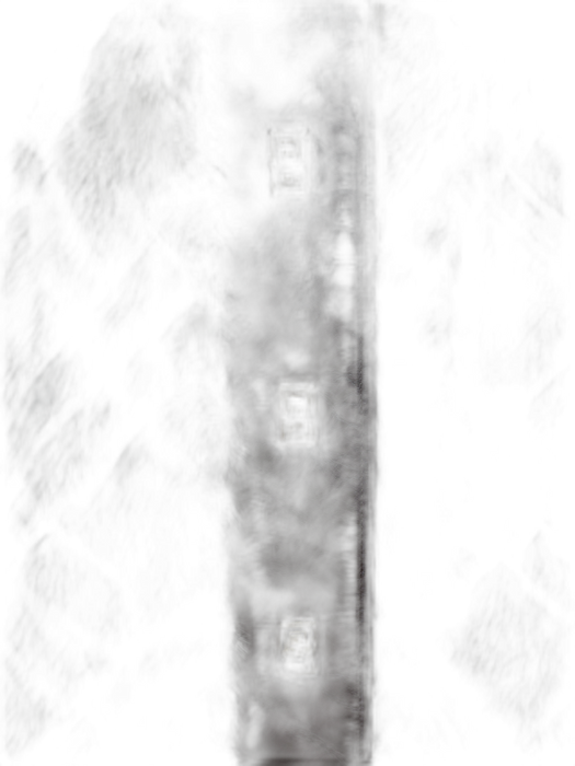 Helena Beige & Brown Mink Leather Accent Diamond Vintage Coat Fur Beige & Brown / Est Size S/M