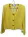 Givenchy Paris Size 44/10 Yellow, Cream & Gold Cotton Boucle Skirt Set Yellow, Cream & Gold / 44/10
