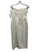 Elliatt Size Medium White Polyester Strapless Floral Embellishments Midi Dress White / Medium