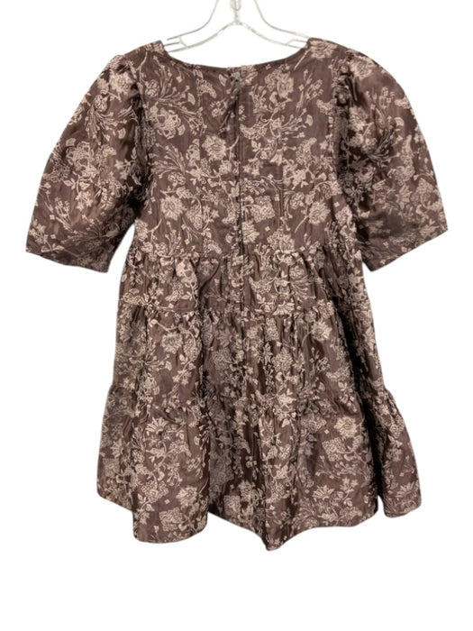 En Saison Size Small Dusty Purple Polyester Half Puff Sleeve Square Neck Dress Dusty Purple / Small