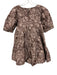 En Saison Size Small Dusty Purple Polyester Half Puff Sleeve Square Neck Dress Dusty Purple / Small