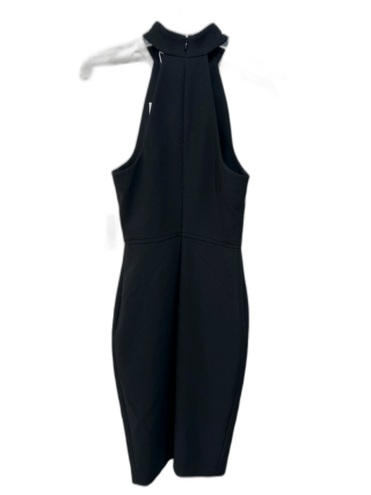 Likely Size 4 Black Polyester Blend Sleeveless Halter keyhole front Dress Black / 4