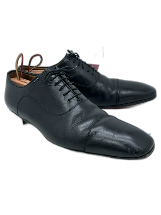 Christian Louboutin Shoe Size 45 Black Leather Solid Dress Men's Shoes Black / 45