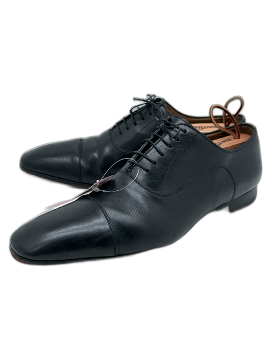 Christian Louboutin Shoe Size 45 Black Leather Solid Dress Men's Shoes Black / 45