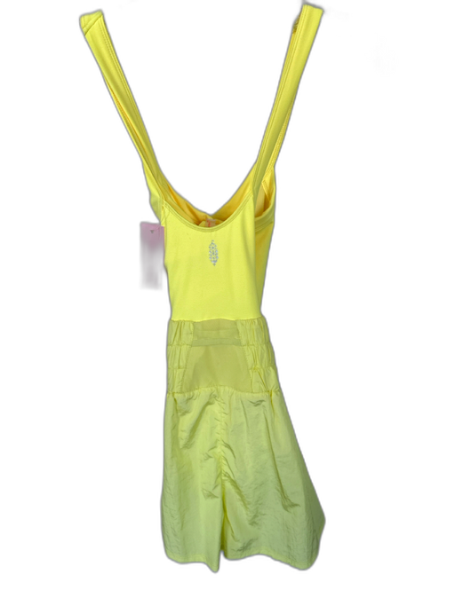 FP Movement Size XS Yellow Built in bra Athletic Romper Yellow / XS