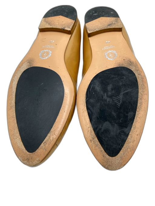 Sarah Flint Shoe Size 40 Tan Brown Patent Leather Criss cross detail Flats Tan Brown / 40