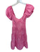 Show Me Your Mumu Size S Pink Polyester Floral Short Sleeve Tie Back Dress Pink / S