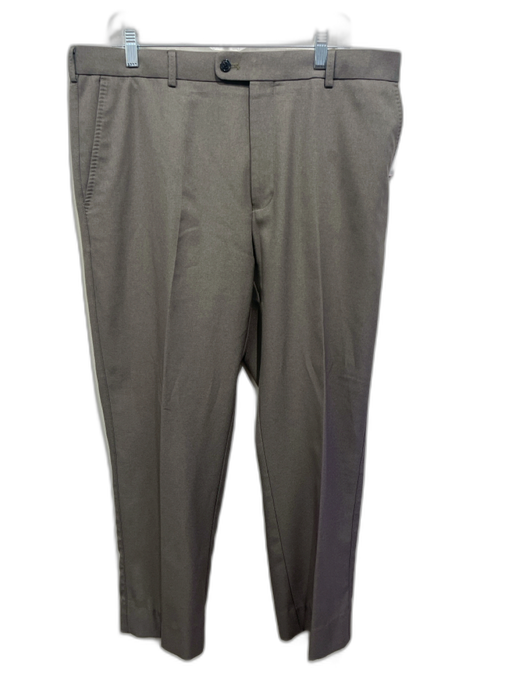 Peter Millar Size 38 Tan Polyester Solid Zip Fly Men's Pants Tan / 38