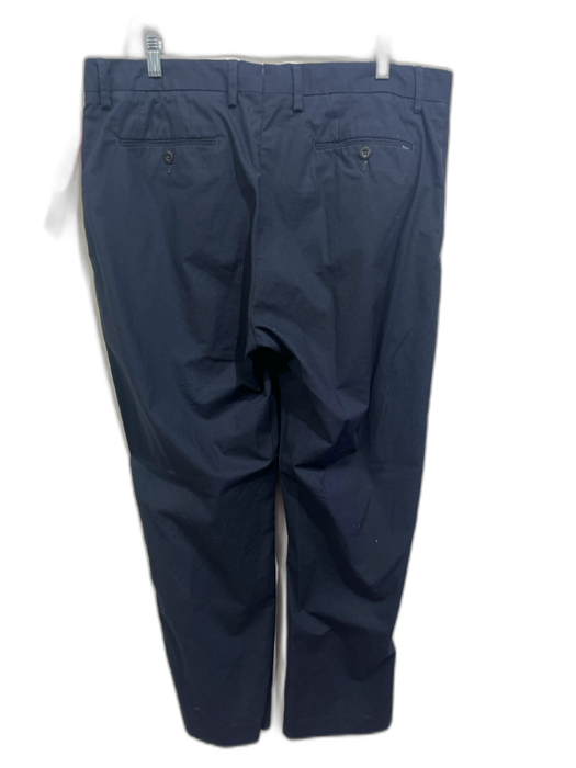 Polo Size 36 Navy Blue Cotton Solid Zip Fly Men's Pants Navy Blue / 36