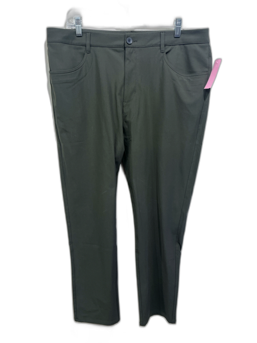 Vuori Size 36 Green Polyester Solid Zip Fly Men's Pants Green / 36
