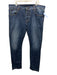 Isaia Size 56R Medium Wash Cotton Solid Jean Men's Pants Medium Wash / 56R