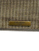 Kurt Geiger Gold & White Canvas Brass Hardware Magnetic Flap Rhinestone Bag Gold & White / Mini