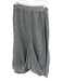 Tina Stephens Size S Gray Linen Elastic Waist Pockets Below Knee Skirt Gray / S