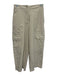Lululemon Size 25 Beige Elastomultiester Blend Zip Fly High Rise Wide Leg Pants Beige / 25