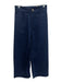 Maeve Size 26 Dark Wash Cotton Zip Fly High Rise Patch Pocket Wide Leg Jeans Dark Wash / 26