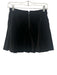Alice + Olivia Size 2 Black Micro Polyester Blend Velvet Pleated Paneled Skirt Black / 2
