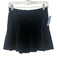 Alice + Olivia Size 2 Black Micro Polyester Blend Velvet Pleated Paneled Skirt Black / 2