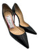 Christian Louboutin Shoe Size 39 Black Leather Stiletto Pointed Toe Pumps Black / 39