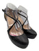 Christian Louboutin Shoe Size 39 Black Leather Platform Stiletto Platform Pumps Black / 39