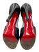 Christian Louboutin Shoe Size 39 Black Leather Platform Stiletto Platform Pumps Black / 39