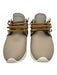 Esse Ut Esse Shoe Size 41 Taupe Beige Leather Upper Metallic Detail Sneakers Taupe Beige / 41