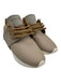 Esse Ut Esse Shoe Size 41 Taupe Beige Leather Upper Metallic Detail Sneakers Taupe Beige / 41