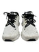 On Cloud Shoe Size 10 White & Black textile upper Perforated Knit Sneakers White & Black / 10