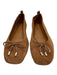 Mark Fisher Shoe Size 10 Tan Brown Leather Upper Suede Bow Detail Pump Flats Tan Brown / 10