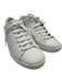 Gucci Shoe Size 39 White & Pink Leather Upper Perforated Logo Low Top Sneakers White & Pink / 39