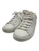 Gucci Shoe Size 39 White & Pink Leather Upper Perforated Logo Low Top Sneakers White & Pink / 39