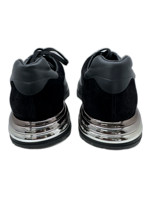 Salvatore Ferragamo Shoe Size 11 Black Suede Solid Men's Shoes Black / 11