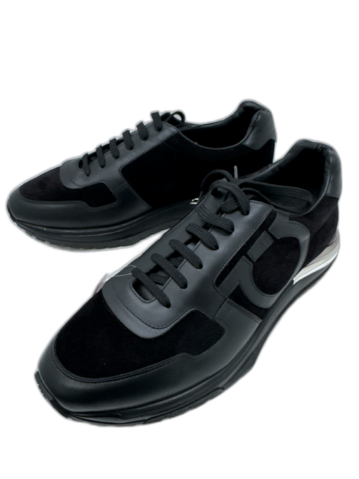 Salvatore Ferragamo Shoe Size 11 Black Suede Solid Men's Shoes Black / 11